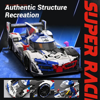 EIKEE Y26002 2025 Nuevo Modelo de Superauto Urbano MOC, Coche Deportivo de Carreras V8, Bloques de Construcción para Adultos, Regalo, 1067 Piezas