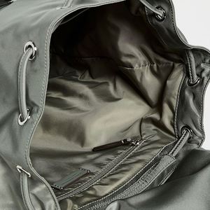 Unisex Large Nylon Backpack Fashionable Letter Pattern Multiple Pockets <b>Waterproof</b> <b>Drawstring</b> Closure Eco-Friendly Students - Product Image 4