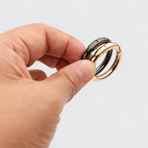 Fermoir à ressort ouvrable 20-40 mm en alliage de zinc, boucle de sac porte-clés, fermoir anneau en O multicolore, accessoires de bijoux DIY - Product Image 1