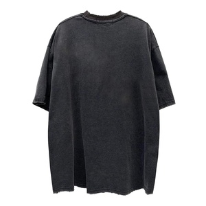 T-shirt surdimensionné sérigraphié 320gsm 240gsm Impression personnalisée en vrac T-shirt surdimensionné Boxy en gros - Product Image 6