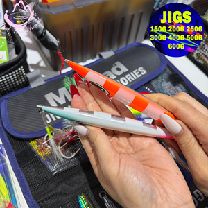 Esca Metallica per Slow Pitch Jigging 100g-500g, Jig ad Alta Azione per Pesca in Mare di Snapper, Grouper, Tonno, Spigola, Spigola Gialla - Product Image 5