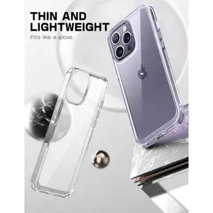 LFD955 HD Transparente TPU-Telefon hülle für iPhone 14 Pro Max 6,7-Zoll-Stil Slim Clear Case