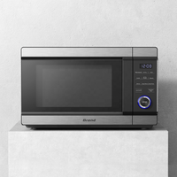 Appareil de cuisine de comptoir 4 en 1 de grande capacité de 28L Four combiné à convection numérique électrique Friteuses à air Four à micro-ondes