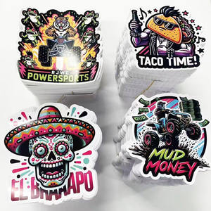 Calcomanías Adhesivas de Vinilo PVC Troqueladas Personalizadas para Coche con Impresión de <span class=keywords><strong>Logo</strong></span> de Marca, Impermeables, a Prueba de Arañazos y Resistentes a los Rayos UV - Product Image 1