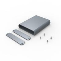 Boîtier de jonction en aluminium 73*57.3'*13mm pour projets électroniques, boîtier de jonction électronique DIY, boîtier en aluminium pour amplificateur