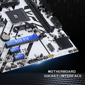 Placa Base Micro ATX B450S para PC <span class=keywords><strong>de</strong></span> Escritorio, Compatible con Ranura AMD AM4 para Procesadores <span class=keywords><strong>de</strong></span> 1ª a 5ª Generación, Máximo 64GB <span class=keywords><strong>DDR4</strong></span> SATA - Product Image 4