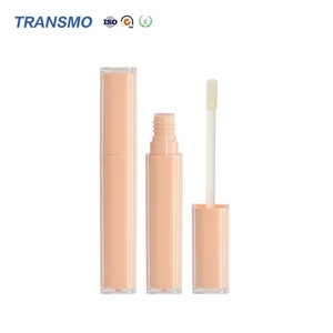 Flacon carré vide pour brillant à lèvres de 5-7 ml, tube en plastique pour gloss à lèvres en gros avec bouchons - Product Image 1