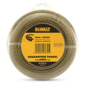 Hilo para desbrozadora Dewalt de 2 mm x 68,6 m para DCM561P1 DCM561PB, resistencia garantizada - Product Image 2