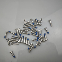 Sekrup Kepala Tombol Torx M5*20, Baut Anti Lepas dengan Patch Nilon Biru untuk Suku Cadang Perbaikan Skuter Listrik