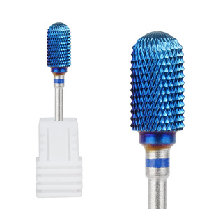 3/32 Blue Coated Carbide Stainless Steel Nail <b>Drill</b> <b>Bit</b> Gel Removal Manicure Pedicure Salon Electric File Nail <b>Drill</b> <b>Bits</b> - Product Image 1