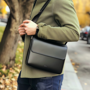 Мужская сумка из натуральной кожи - Product Image 1