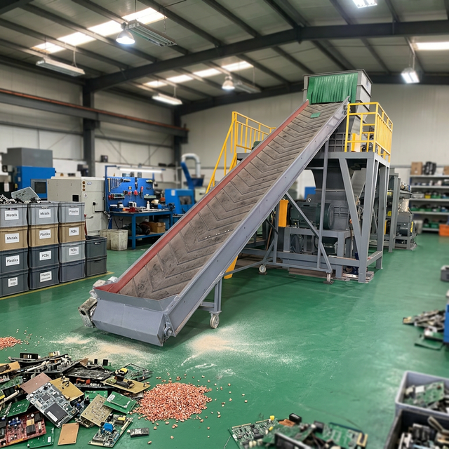 Waste PCB Mother Board Gold Recovery E-Waste Recycling Machine
