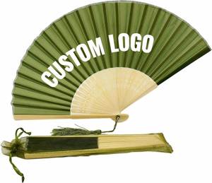 Abanico de Mano con Logotipo Personalizado, Plegable, Reutilizable, Decorativo para Festivales, Fiestas, Bodas, Eventos, Regalos Empresariales y Promocionales - Product Image 2