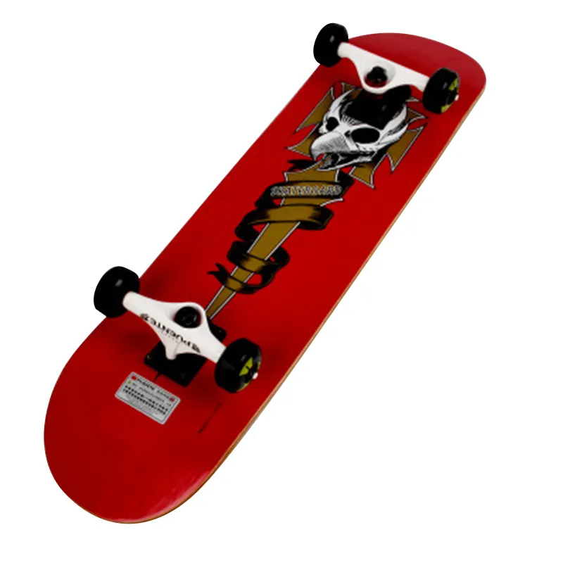 Professionale in legno per bambini ragazza all'ingrosso ruote personalizzate Patinetas in bianco Longboard Skateboard Skate Board completo per adulti ragazzi