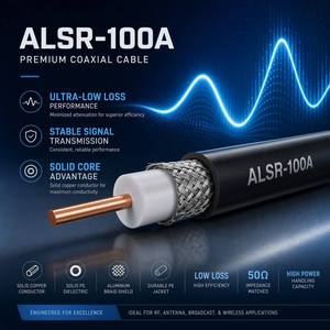 <span class=keywords><strong>Cable</strong></span> Coaxial ELESUN ALSR-100A <span class=keywords><strong>de</strong></span> Alto Rendimiento y Baja Pérdida <span class=keywords><strong>de</strong></span> 50 ohmios con Conductor <span class=keywords><strong>de</strong></span> Cobre Sólido, para Antenas, GPS y Routers - Product Image 3