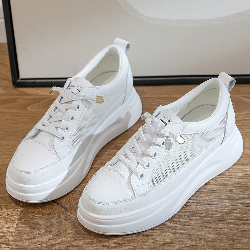 White mesh upper