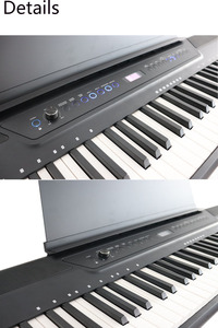 Piano numérique portable 88 touches, clavier électronique, instrument de musique pour débutants, performance de qualité professionnelle - Product Image 5