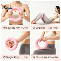 Ensemble d'haltères en silicone avec anneaux lestés et barre d'exercice – Équipement de musculation pour la salle de sport et le centre de fitness