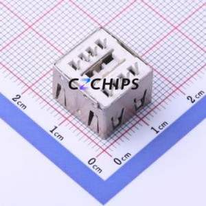 KH-2AF180-10.5 USB Connector Through hole Component (THT) Connector Type-A Female Through Hole 4Px2 - Product Image 2