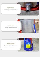 Juicer Met Hydraulische Schroef Zware Koude Pers Squeezer Machine Voor Ananassap Granaatappel Fruit Honing
