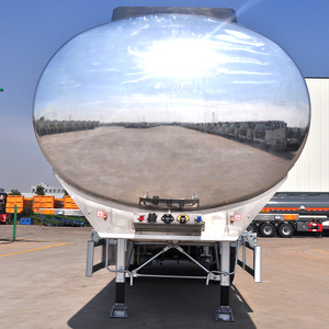 Semirremolque cisterna de combustible 12R22.5 38000L-50000L Capacidad Acero inoxidable 3 ejes 36000 litros Remolque cisterna de combustible - Product Image 4