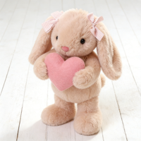 Jouets en peluche lapin de Pâques, peluche lapin colorée, oreiller en peluche, animal en peluche mignon, fournitures de fête promotionnelles
