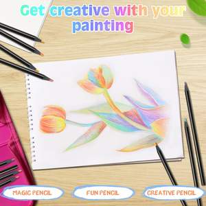 Juego de lápices de color para obras de arte detalladas, técnicas de <span class=keywords><strong>dibujo</strong></span> y sombreado - Product Image 3