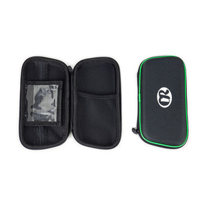 Tùy Chỉnh Trọng Lượng Nhẹ Hình Thang Màu Đen Dệt Kim Vải Lưới Lót EVA Cứng Mang Theo Trường Hợp Với Tên Thẻ Túi - Product Image 6