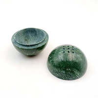 Porte-encens en marbre vert oriental sculpté à la main, durable, anti-odeur, pour la maison, la chambre et la salle de bain