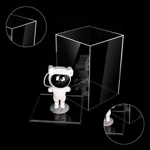 Caja de exhibición personalizable hecha a mano para Anime Gundam para <span class=keywords><strong>Lego</strong></span> bloques de construcción acrílico transparente modelo cubierta antipolvo servicio-corte - Product Image 5