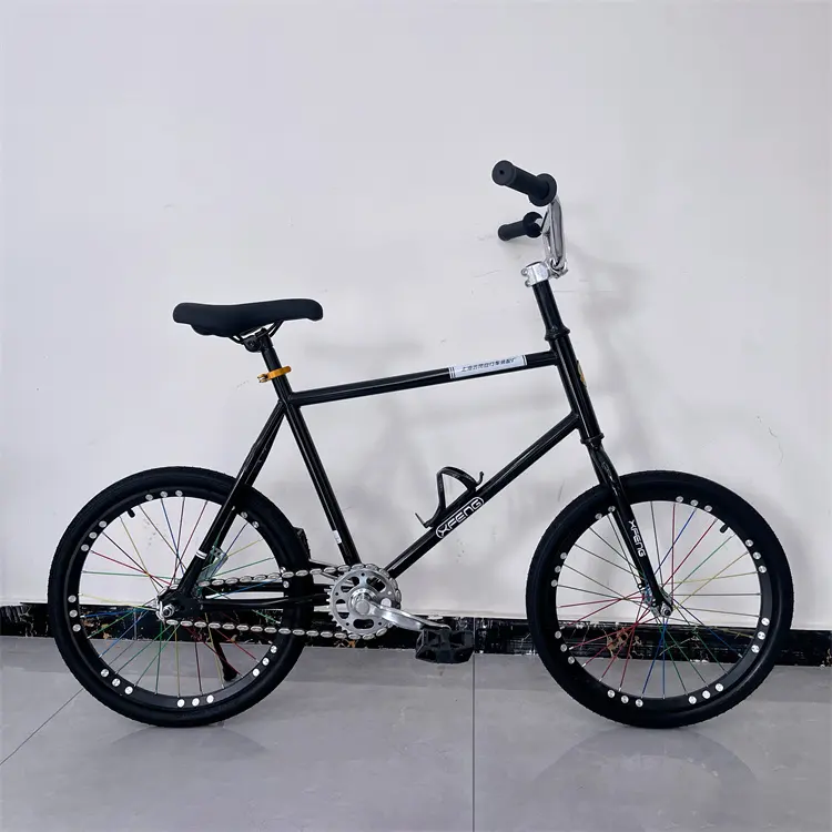 ミニフリースタイルミニbmx自転車スチールフレーム自転車bmx 20 "ジャンプフリースタイルトリックバイクスタントバイク用