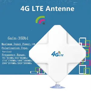 <span class=keywords><strong>Antena</strong></span> 4G LTE de alta ganancia 35dBi en/exterior 700-2700MHz <span class=keywords><strong>Antena</strong></span> de Panel amplificador de señal de teléfono móvil SMA-macho TS9 CRS9 2M Cables RG174 - Product Image 5