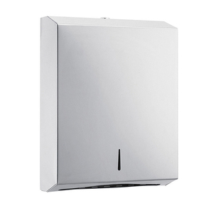 Distributeur de <span class=keywords><strong>papier</strong></span> toilette mural verrouillable en acier inoxydable massif pour serviettes en <span class=keywords><strong>papier</strong></span> pliées en Z ou en C - Product Image 2