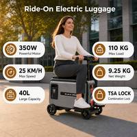 Valise Électrique ELALA la Plus Vendue, Durable, Grande Capacité 40L, pour Voyage, Valise à Roulettes pour Embarquement Rapide à l'Aéroport