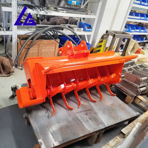 Hydraulische Roterende Helmstok Voor <span class=keywords><strong>Mini</strong></span> Graafmachine Multi Functioneel Voor Boerderij Boomgaard Sleuven Werk - Product Image 3