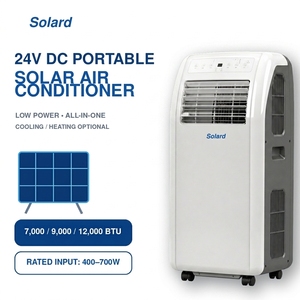 Solard 24V Portable Solar Air Conditioner 7000/9000/12000 BTU Low-<b>Power</b> All-in-One Cooling & Heating AC for Off-Grid Use SLD-TKP - Product Image 1
