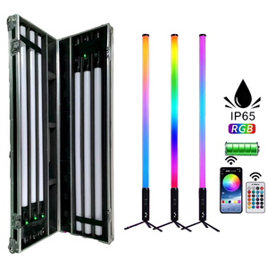 หลอดไฟแบตเตอรี่ไร้สายกันน้ำ 360 LED แบบแท่ง - เหมาะสำหรับใช้ในคลับ งานปาร์ตี้ การแสดงของดีเจ ฯลฯ - Product Image 1