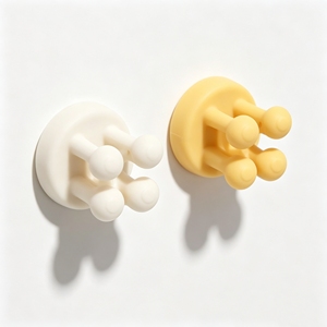Self Adhesive Silicone <b>Toothbrush</b> Clip Flexible <b>Wall</b> <b>Mount</b> <b>Toothbrush</b> <b>Holder</b> for Bathroom Vanity - Product Image 3