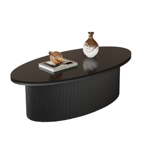 Juego de Mesa Moderno y Sencillo para Salón de Belleza, Peluquería, Cafetería, Muebles para Área de Lavado de Cabello, Mesa Redonda Pequeña de Piedra para Área de Café - Product Image 5