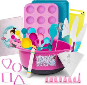 Ensemble <span class=keywords><strong>de</strong></span> couteaux sûrs pour enfants véritables fournitures <span class=keywords><strong>de</strong></span> cuisson pour débutants casseroles antiadhésives <span class=keywords><strong>livre</strong></span> <span class=keywords><strong>de</strong></span> cuisine pour enfants meilleur cadeau <span class=keywords><strong>de</strong></span> cuisson - Product Image 2