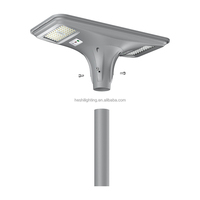 Lampe solaire de jardin extérieure 100W, IP65 étanche, tout-en-un, 160Lm/W, lampadaire solaire efficace avec détecteur de mouvement
