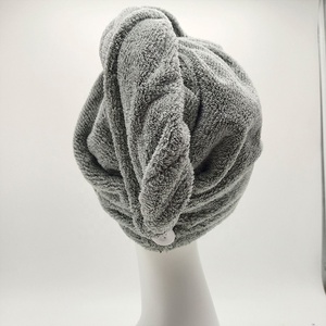 Turban super absorbant en microfibre de <span class=keywords><strong>bambou</strong></span> biologique le plus vendu enveloppé d'une <span class=keywords><strong>serviette</strong></span> pour les <span class=keywords><strong>cheveux</strong></span> à séchage rapide - Product Image 2