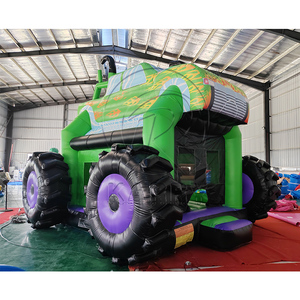 Château gonflable commercial vert pour enfants, style monstre <span class=keywords><strong>Grave</strong></span> <span class=keywords><strong>Digger</strong></span>, pour location de fêtes - Product Image 4