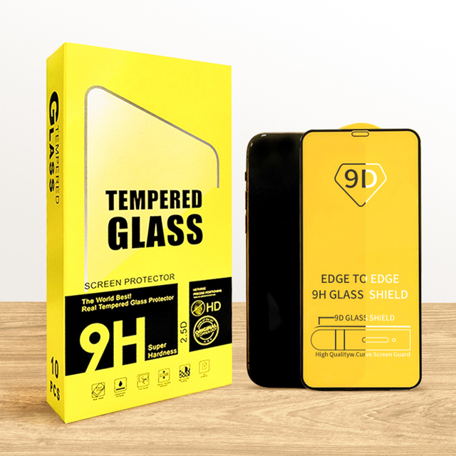 9H Tempered Glass Screen Protector for iphone 14 Pro Full Glue 9D Glass Protector