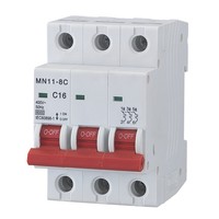 Disjoncteur miniature JIELI MN11-8C C16 en cuivre PA66 400V~ 50/60Hz 6kA Norme IEC60898-1 Garantie 5 ans