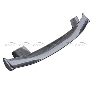 Car Body Kits Carbon Fiber Roof Spoiler with LED Trunk Wing Rear <b>Boot</b> Lip for Honda Civic FK7 FK8 2016+ - Product Image 4