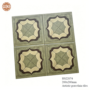 <span class=keywords><strong>Azulejos</strong></span> de porcelana con diseño floral <span class=keywords><strong>verde</strong></span> vintage de 200x200, precio de fabricante, <span class=keywords><strong>azulejos</strong></span> mate de 8x8 pulgadas para pisos interiores de casas. - Product Image 1