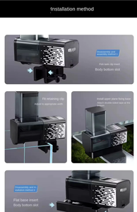 Alimentador Automático de Peixes Inteligente e Ecológico 220V 5W, Dispositivo Plástico para Koi, Peixes Dourados e Tartarugas - Product Image 6