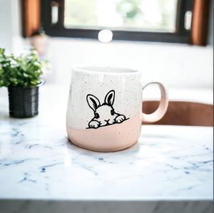 Factory Directly Sell <b>Easter</b> Double Mould Super Cute Rabbit Design Home Used Stoneware Water Ceramic Mug - Product Image 2