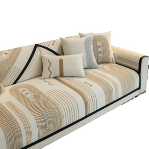 Универсальная легкая Роскошная диванная подушка из синели, четыре сезона, общая подушка для дивана, современный цвет, противоскользящий чехол для дивана - Product Image 6